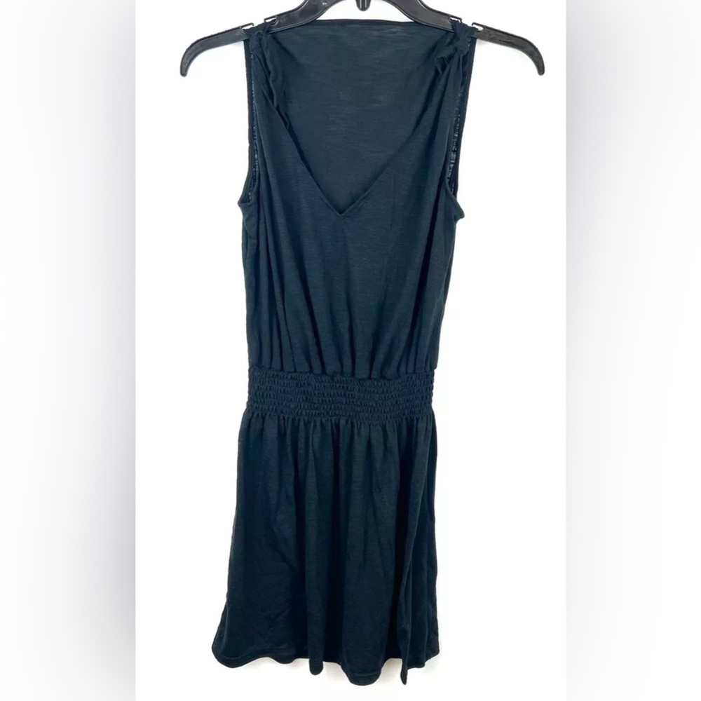 Becca Women’s V Neck Black Sleeveless Dress Size Small
